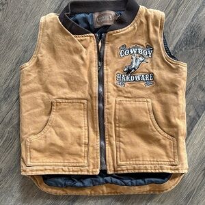 Cowboy Hardware Kids Tan Vest